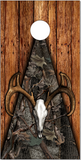 Deer Buck Skull2 Wood Camo UV Direct Print Cornhole Tops