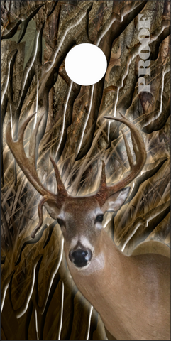 Deer Head Oak Hunting UV Direct Print Cornhole Tops