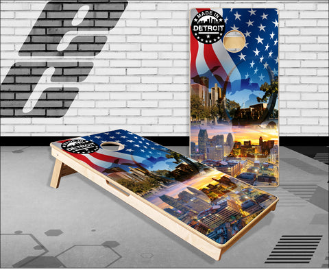 Detroit Michigan Cornhole Boards