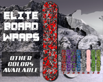 Digital Camo Snowboard Vinyl Wrap Graphic Decal Sticker