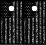 Digital Distressed American Flag Cornhole Wrap