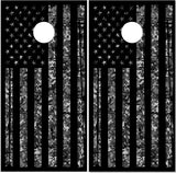 Digital Distressed American Flag UV Direct Print Cornhole Tops