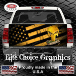 Don't Tread On Me Black Flag Tailgate Wrap