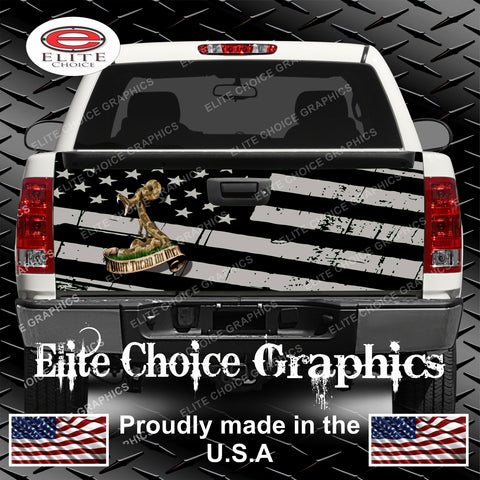 Don't Tread On Me Distressed Flag Tailgate Wrap