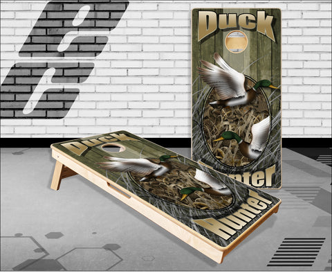 Duck Hunter Camo Blades Cornhole Boards