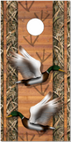 Duck Hunting Wood Plank Camo Cornhole Wrap