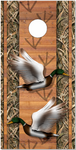 Duck Hunting Wood Plank Camo UV Direct Print Cornhole Tops