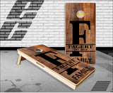 Family wood Cornhole Boards