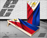 Filipino Flag Cornhole Boards