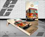 Firetruck Cornhole Boards