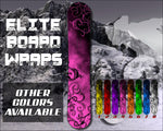 Floral Grunge Snowboard Vinyl Wrap Graphic Decal Sticker