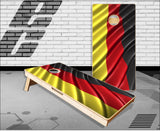 German Flag Wavy Cornhole Boards