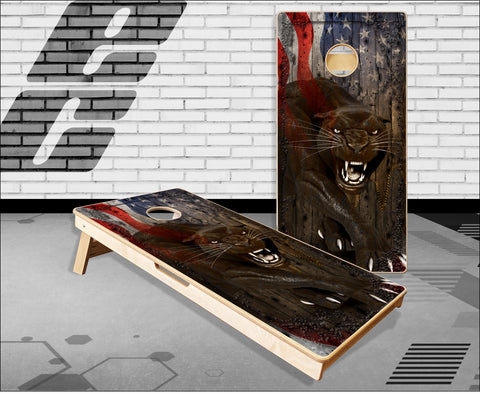 Ghost Panther Cornhole Boards