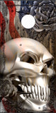 Ghost Skull Rose Cornhole Wrap