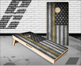 Gold Line Dispatcher Cornhole Boards