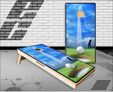 Golf Hole Cornhole Boards