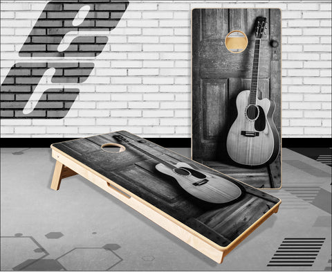 Guitar Wood Cornhole Boards