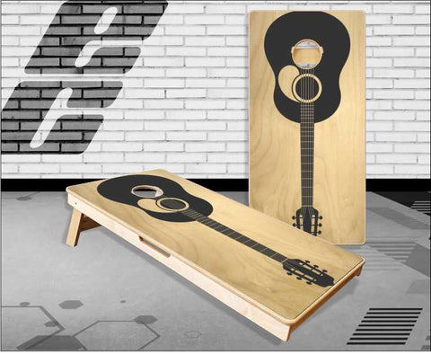 Guitar Wood Cornhole Boards