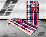 Hawaii Flag Wood Cornhole Boards