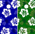 Hawaiian Flowers Cornhole Wrap