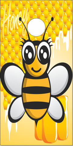 Honey Bee Cornhole Wrap