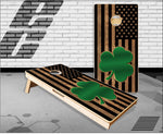 Irish American Flag Wood Cornhole Boards