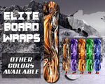 Liquid Metal Snowboard Vinyl Wrap Graphic Decal Sticker