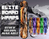 Liquid Metal Snowboard Vinyl Wrap Graphic Decal Sticker