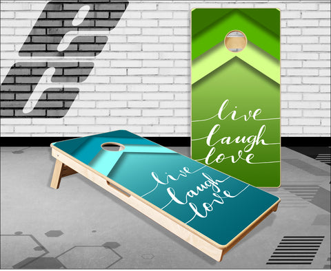 Live Laugh Love Cornhole Boards