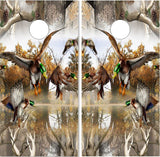 Mallard Duck  Camo UV Direct Print Cornhole Tops