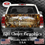 Mallards Obliteration Skull Blaze Camo Tailgate Wrap