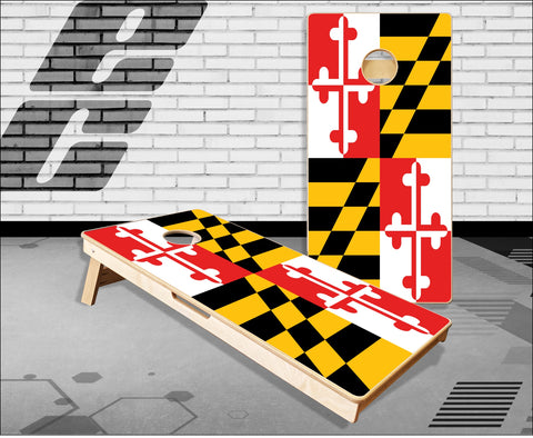 Maryland Flag2 Cornhole Boards