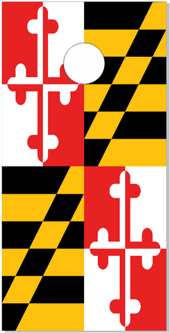 Maryland Flag (2) Cornhole Wrap