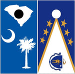 Mass South Carolina State Flag Cornhole Tops