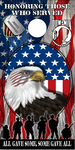Military Honor Vets Flag 2 UV Direct Print Cornhole Tops
