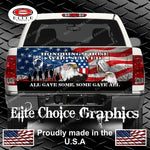 Military Honor Vets Patriotic Flag Tailgate Wrap