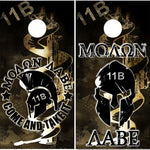 Molon Labe Don't Tread On Me Cornhole Wrap