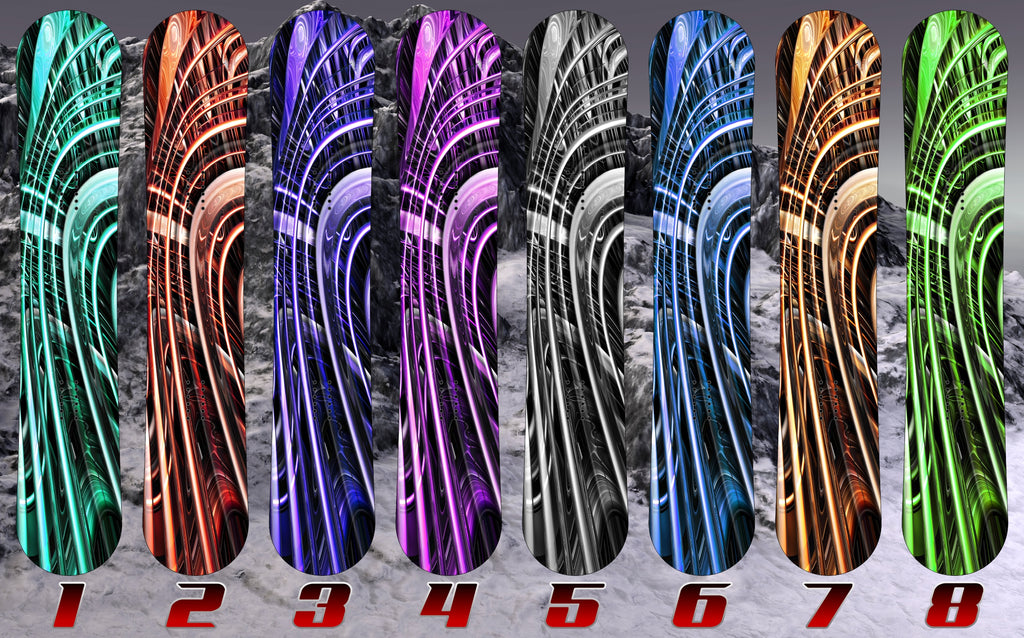 Molten Symphony Snowboard Vinyl Wrap Graphic Decal Sticker – Elite ...