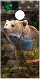 Montana Bear Cornhole Wrap