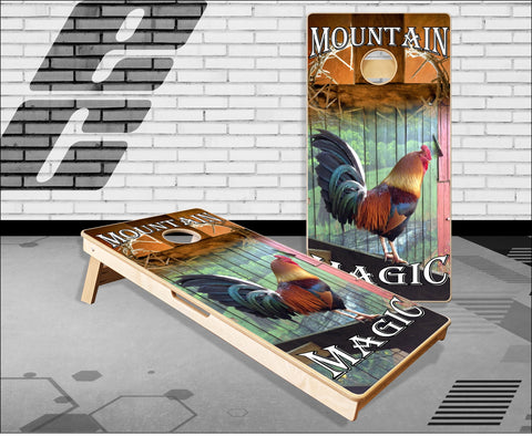 Mountain Magic Cornhole Boards
