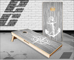 Nautical Anchor Compass Cornhole Boards