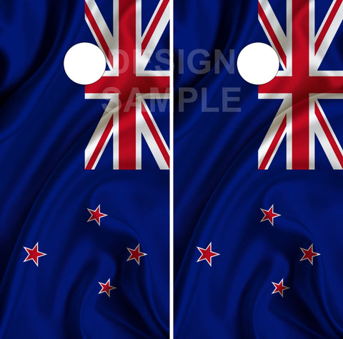 New Zealand Flag Cornhole Tops