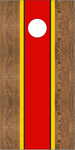 Oak wood with stripes Cornhole Wrap