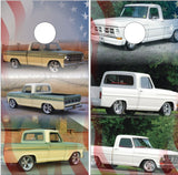 Old Ford Trucks 2 UV Direct Print Cornhole Tops