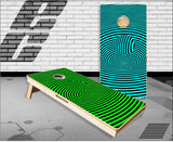 Optical Illusion Orb Cornhole Boards