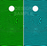 Optical Illusion Orb UV Direct Print Cornhole Tops