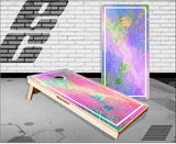 Paisely Watercolor Cornhole Boards