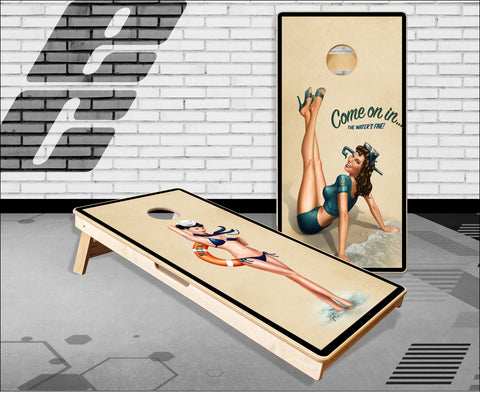 Pin Up Girls Sexy Cornhole Boards