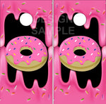 Pink Donut UV Direct Print Cornhole Tops