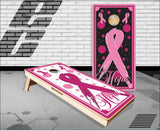 Pink Ribbon Hope Cornhole Boards